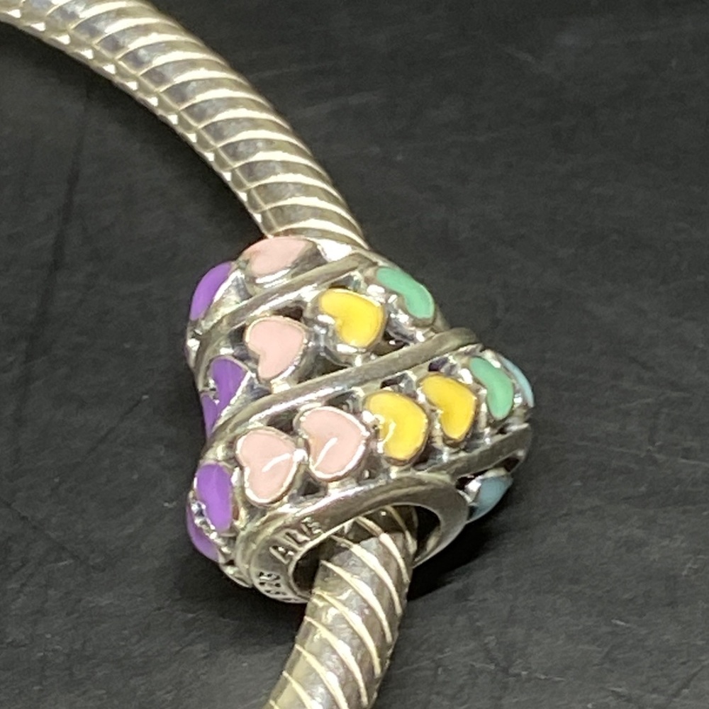 Pandora Rainbow Heart Charm , 100% Authentic. - Picture 4 of 7
